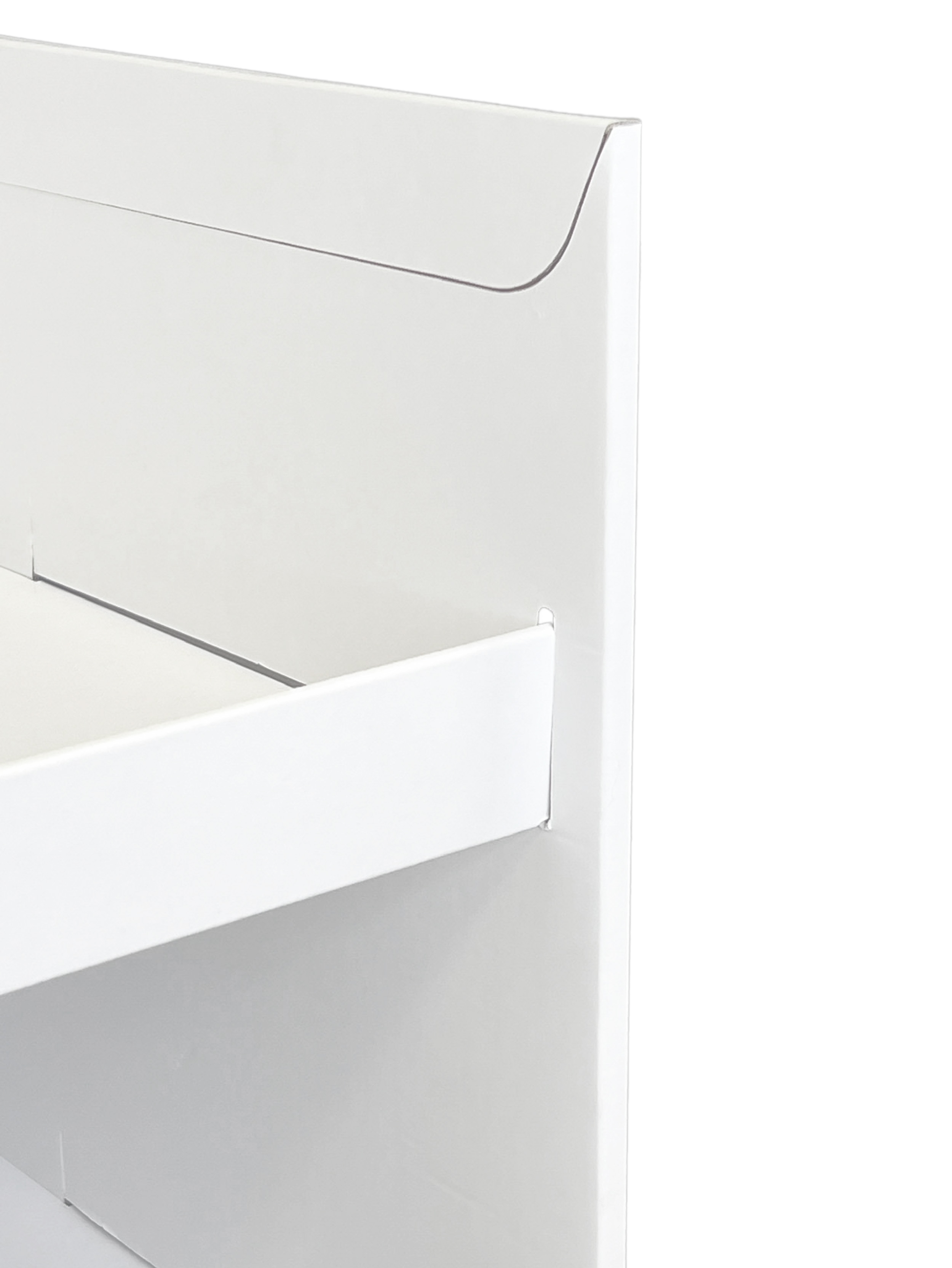 OK! / 1/4-Chepdisplay mit bis zu 10 kg Warengewicht je Lage.