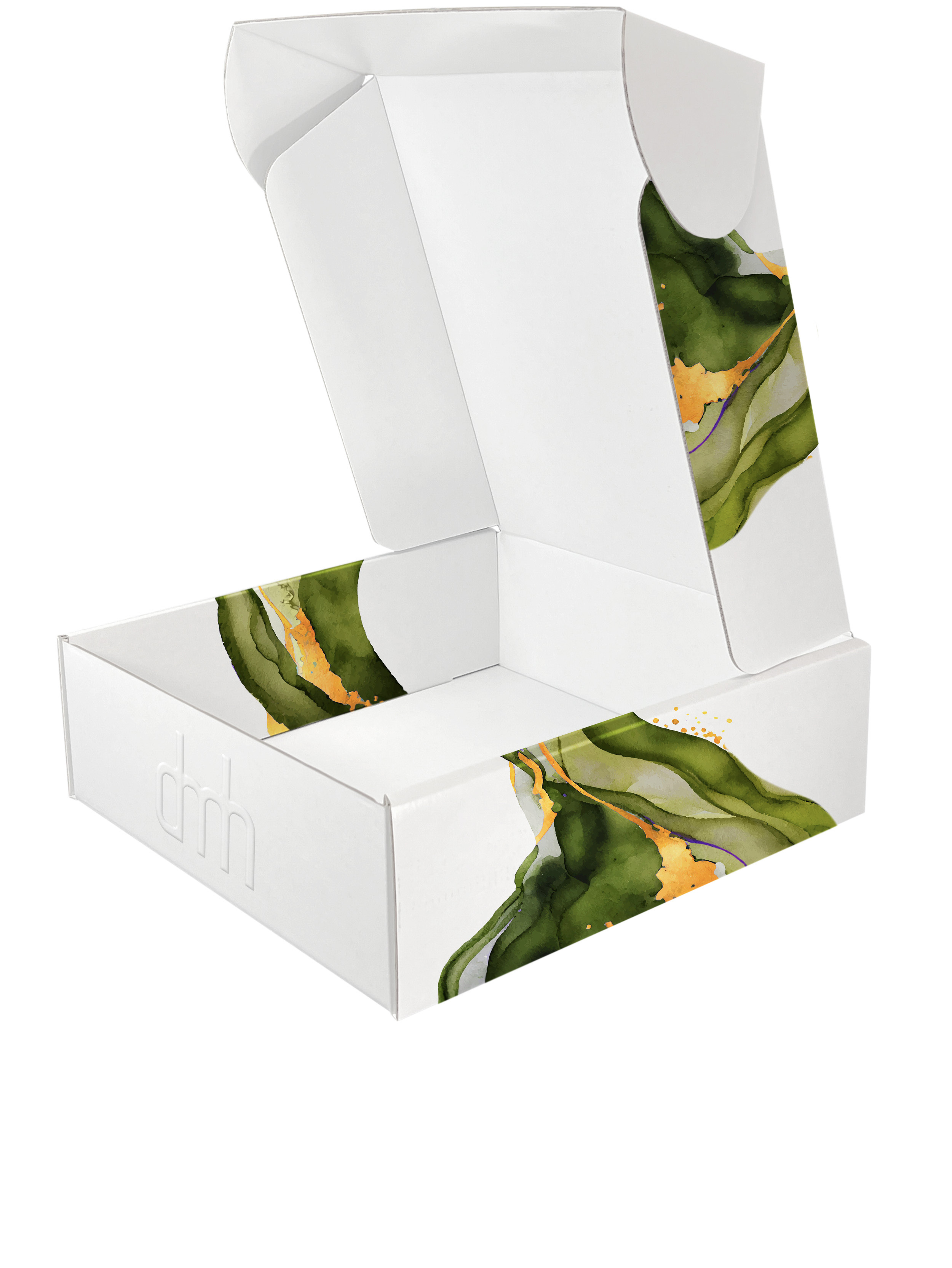 Versandverpackung einseitig 4/0-farbig bedruckt