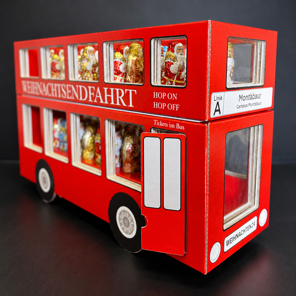 Mailing,Weihnachtsbus Adventskalender POS-Ver