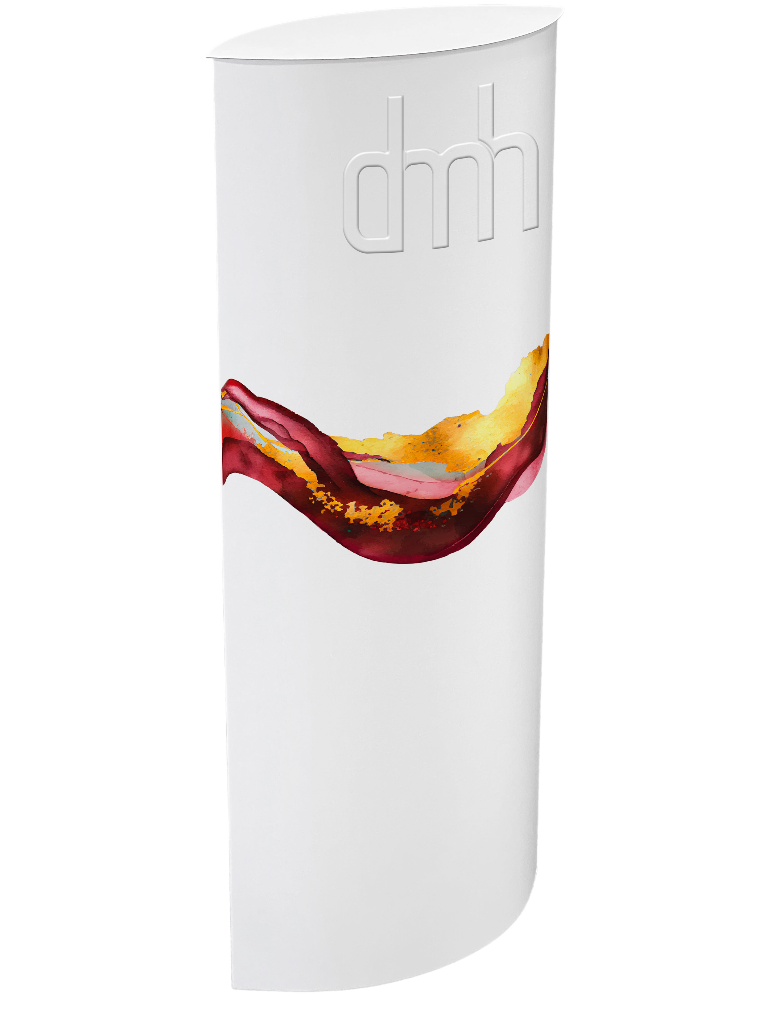 Ellipsensäule mit Deckel