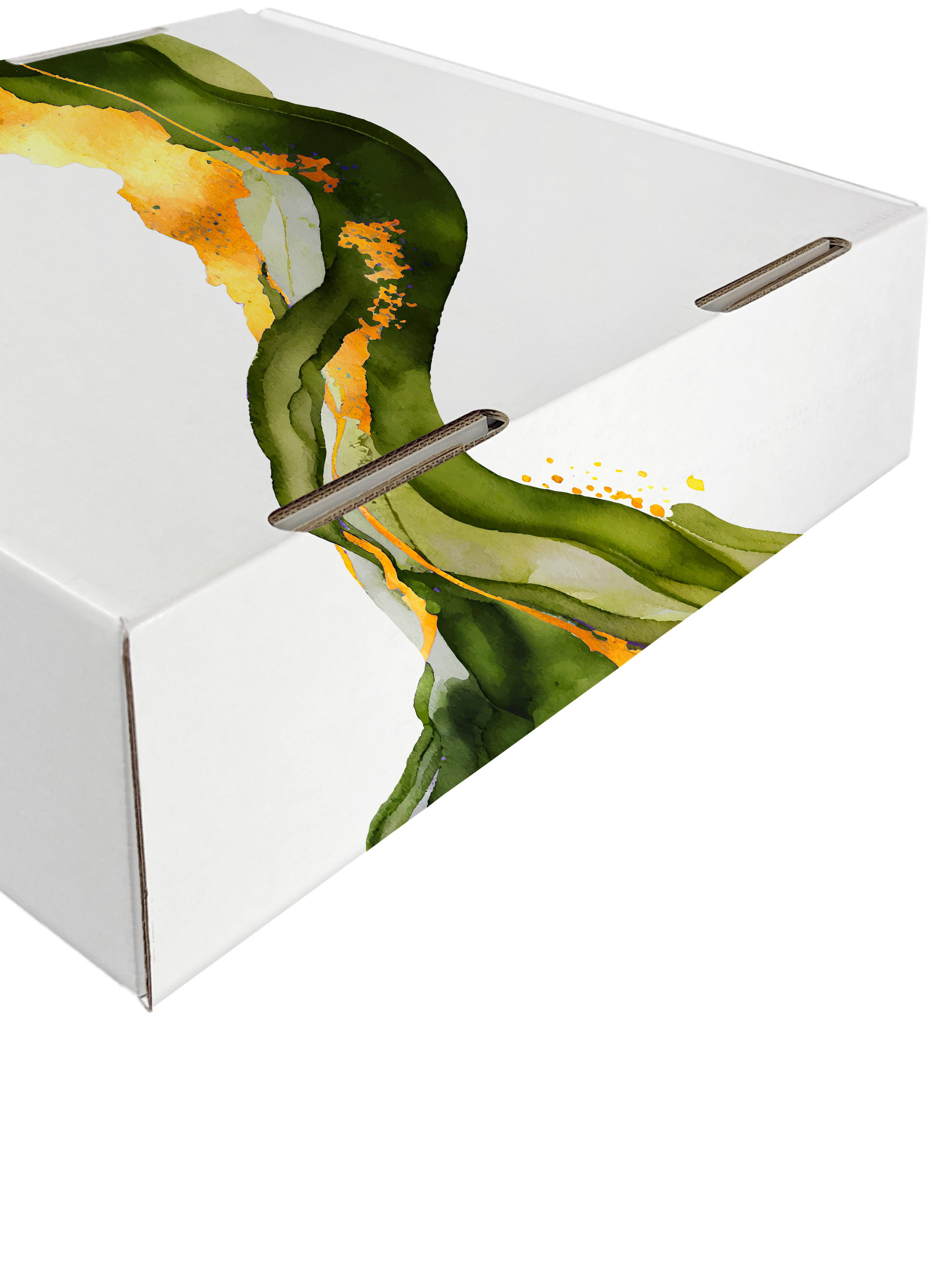 Versandverpackung einseitig 4/0-farbig bedruckt