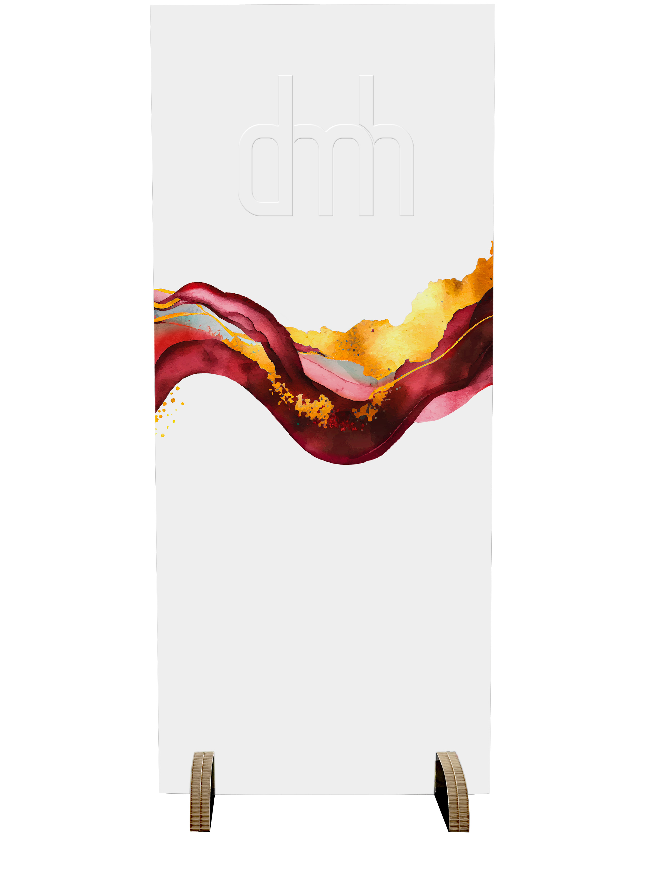 Dekowand aus Wabenplatte