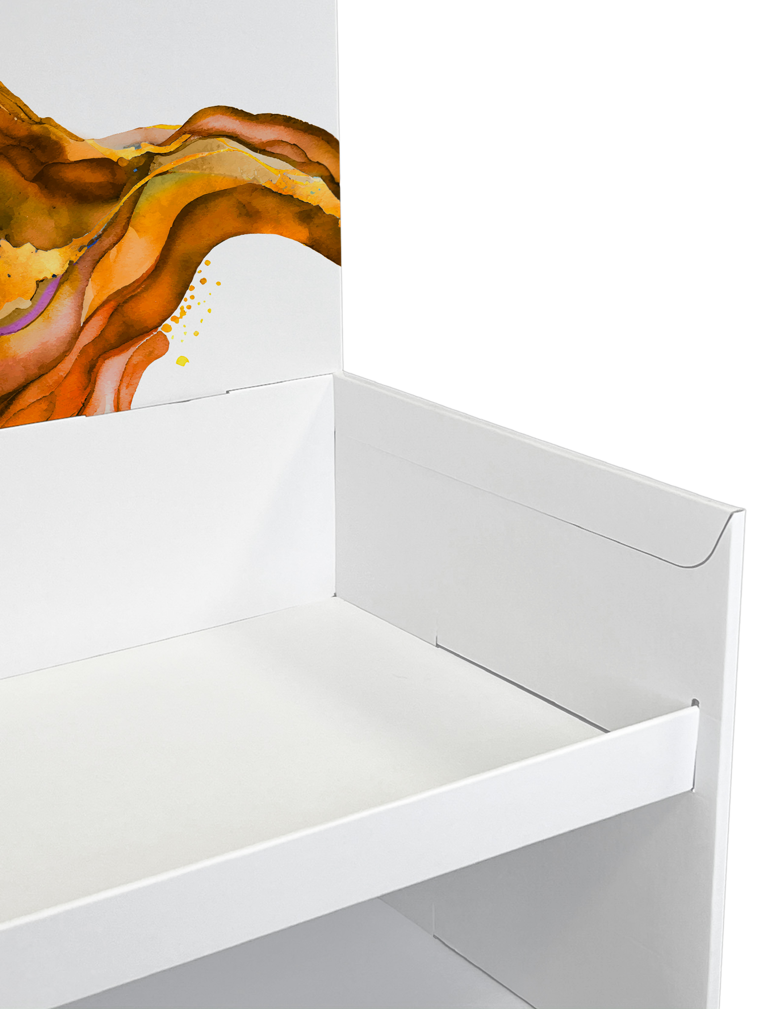 OK! / 1/4-Chepdisplay mit bis zu 10 kg Warengewicht je Lage.