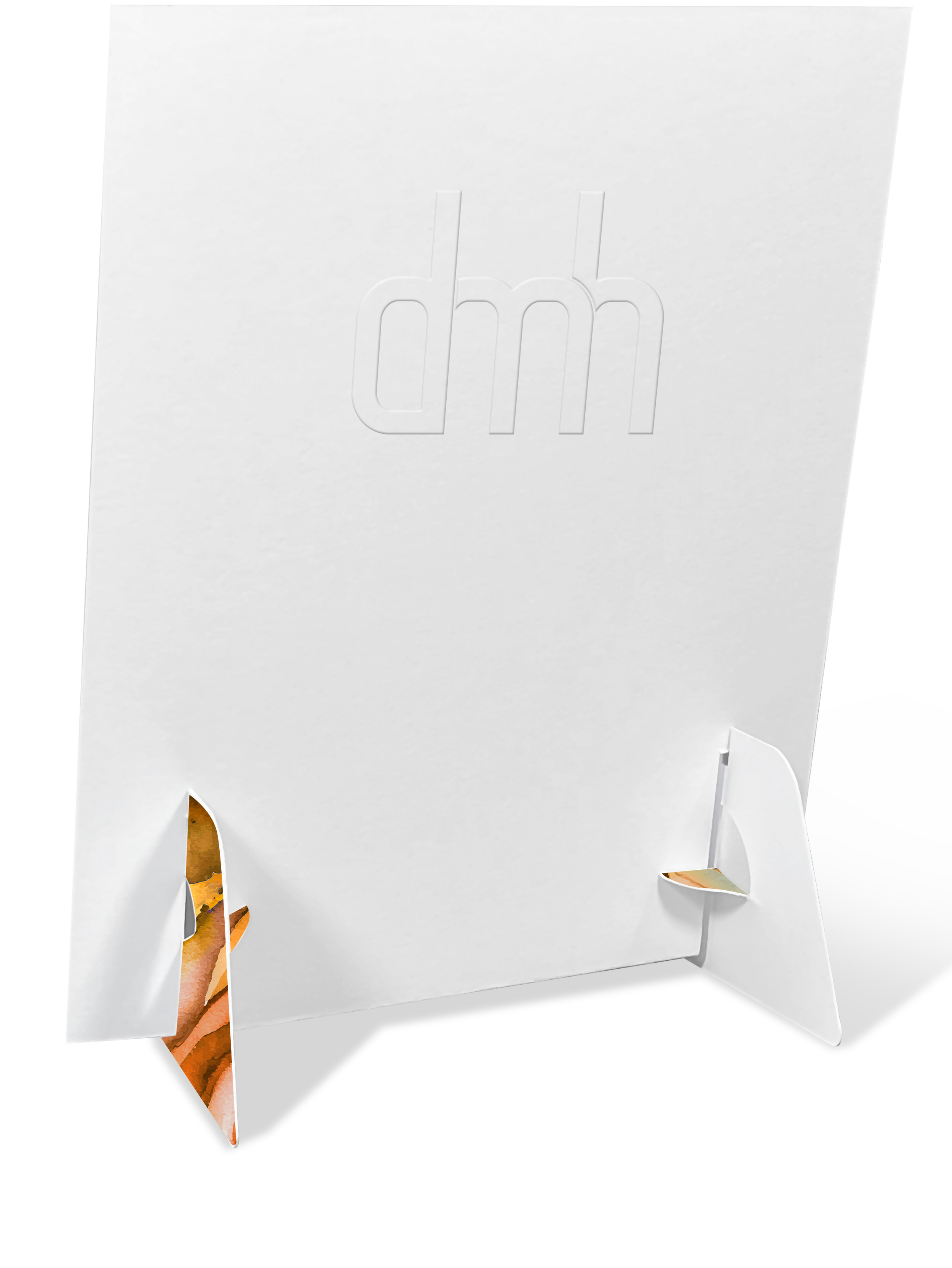 Dispenser mit Rückwand für Karten im Din A6 Format