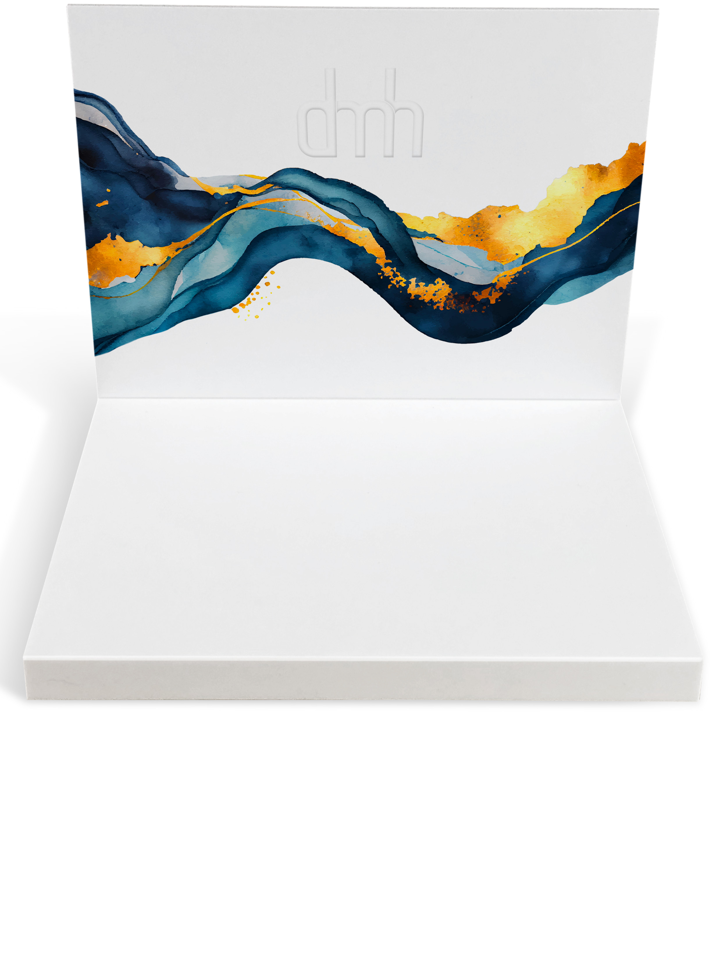 Universaldisplay aus Kunststoff, beidseitig 4/4 farbig bedruckt, Sockel schwarz oder weiß 