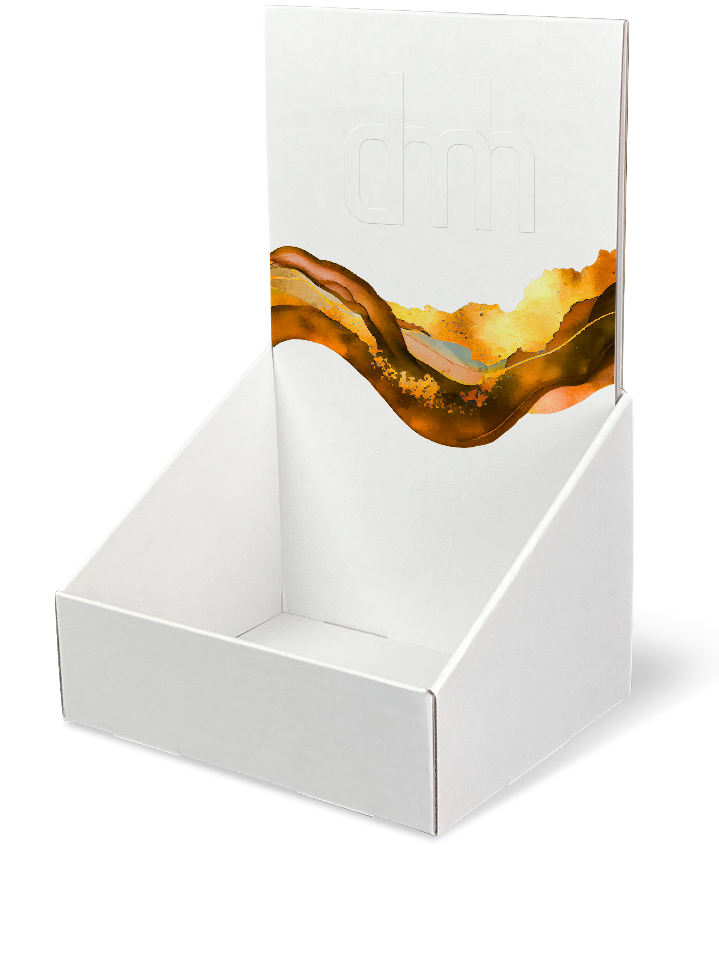 Thekensteller mit Rückwandplakat