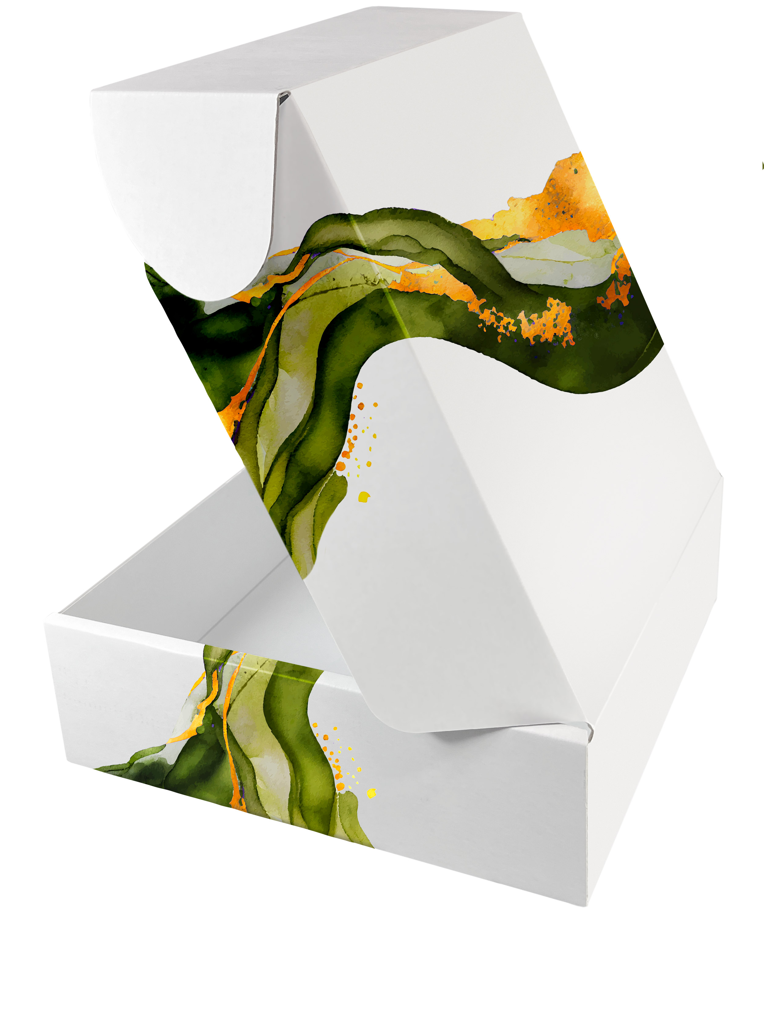 Versandverpackung einseitig 4/0-farbig bedruckt